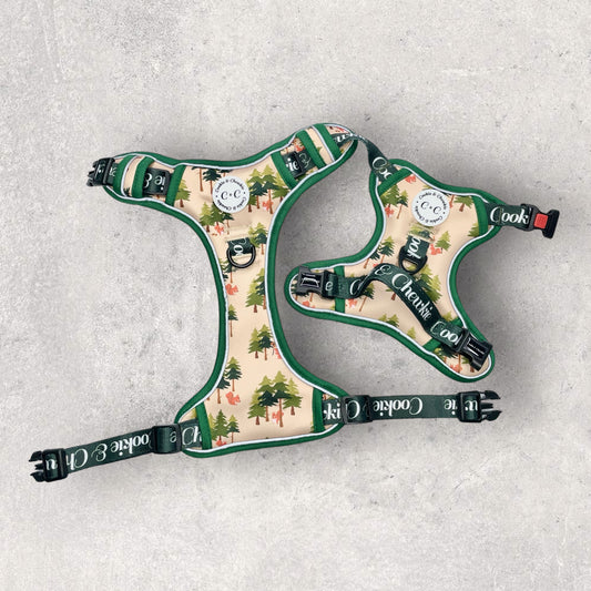 Adjustable TUFF Harness - 'Squirrel Pawtrol'