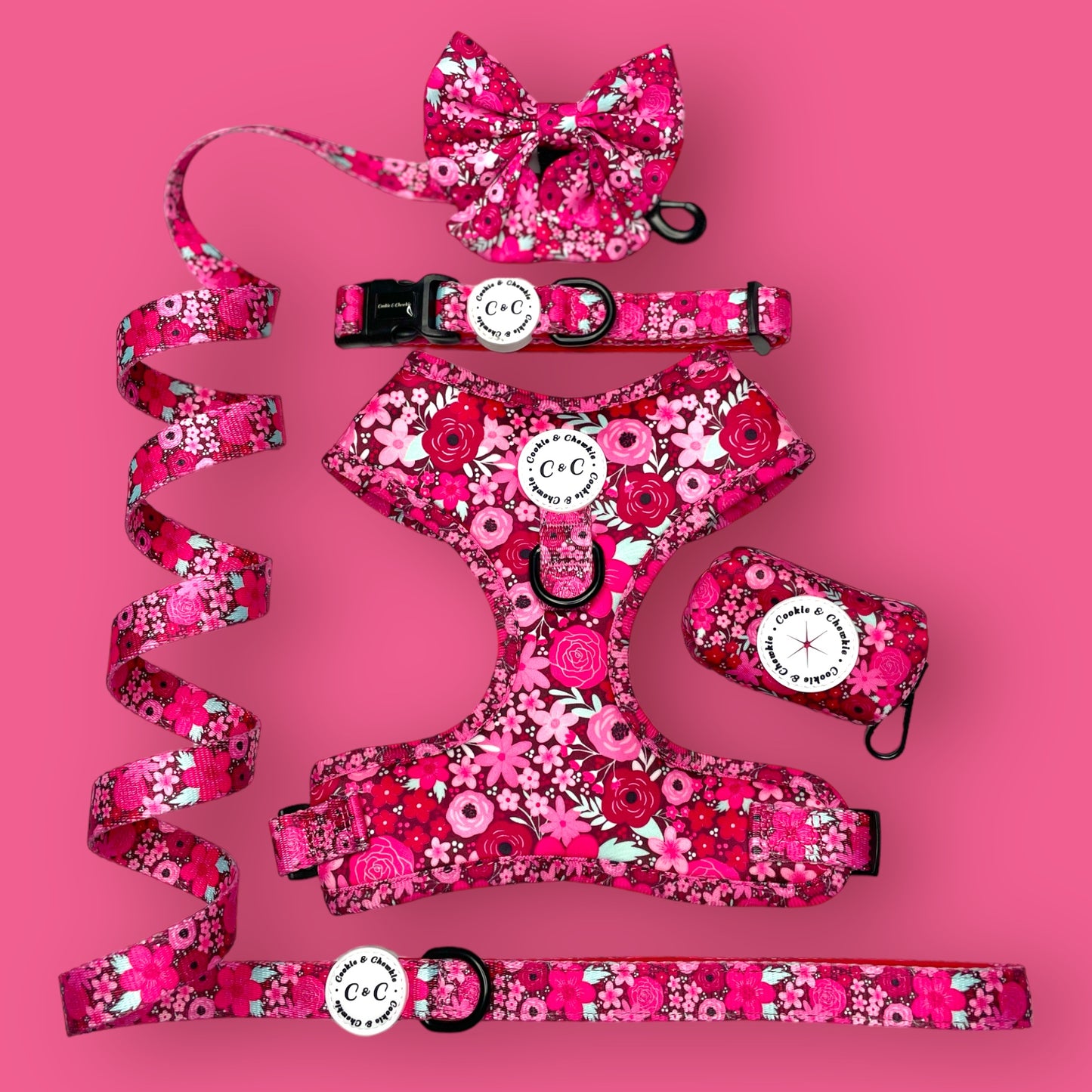 Poop Bag Holder – ‘On Chewsdays, We Wear Pink’