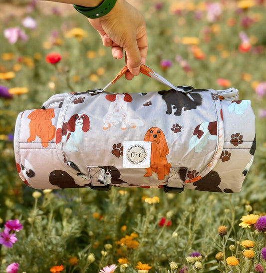 Travel Mat - 'Spaniel World'
