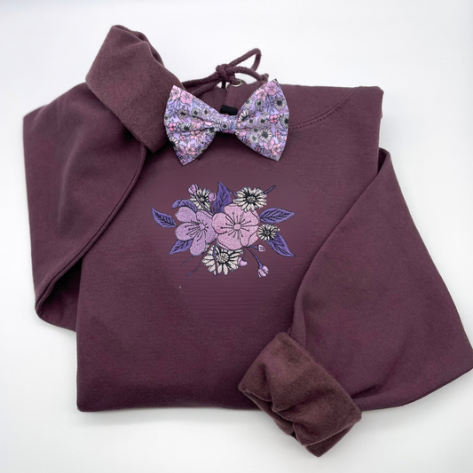 Embroidered Hoodie - 'I Can Buy Myself Flowers' -New Design