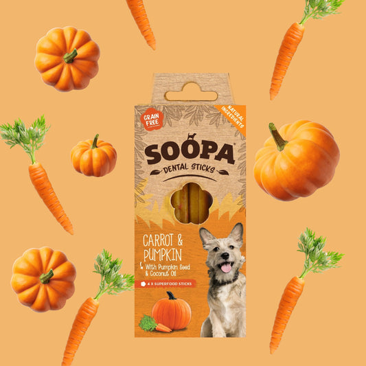 Soopa Dental Sticks Carrot and Pumpkin