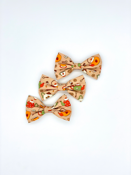 Bow Tie - 'Cup of Pawsitivitea'