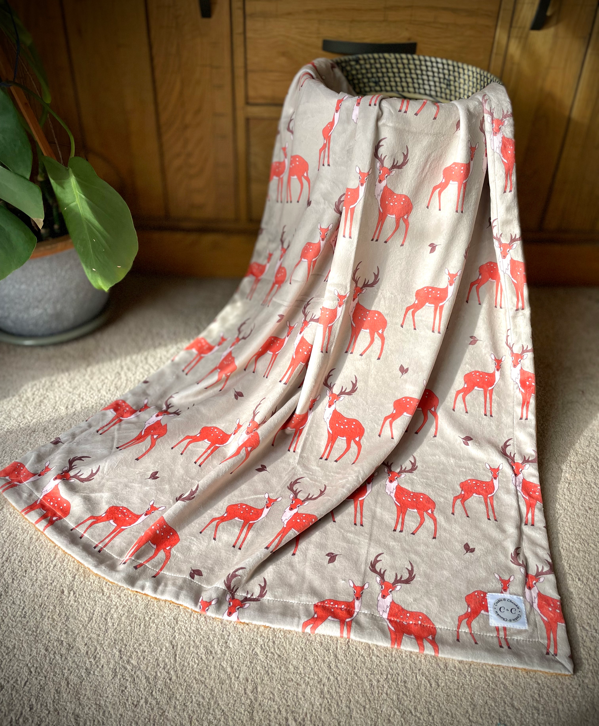 Deer sales minky blanket