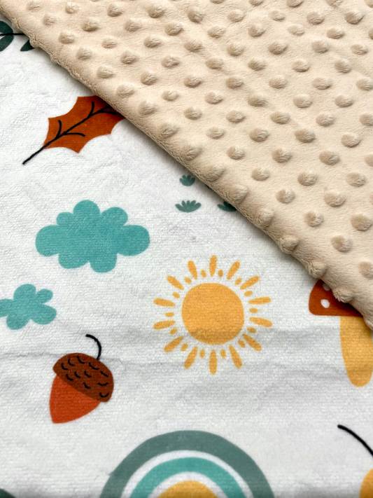 Minky Blanket - "Falling For You"