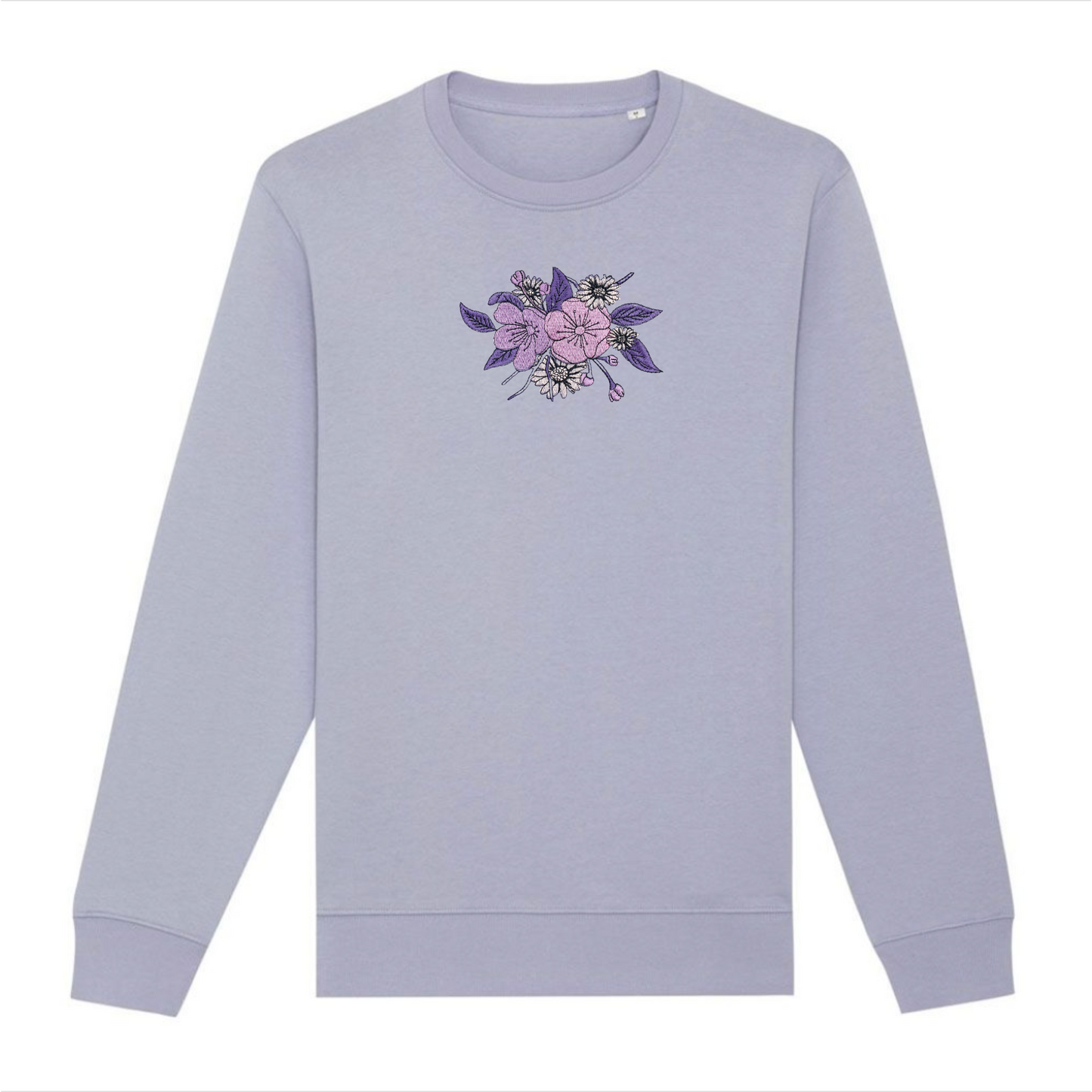 Organic Embroidered Sweatshirt - 'I Can Buy Myself Flowers' - New Design