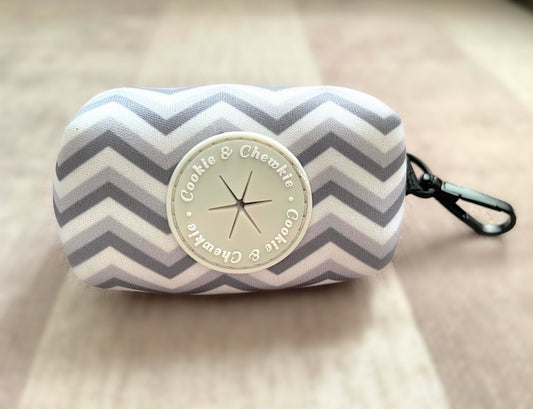 Poop Bag Holder – ‘Grey Rhythms’