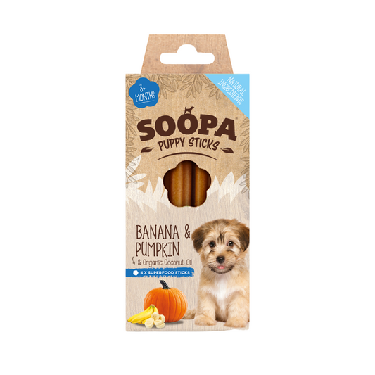 Soopa Puppy Banana & Pumpkin Dental Stick