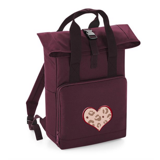 Embroidered Roll-Top Backpack - 'Wildest Dreams'
