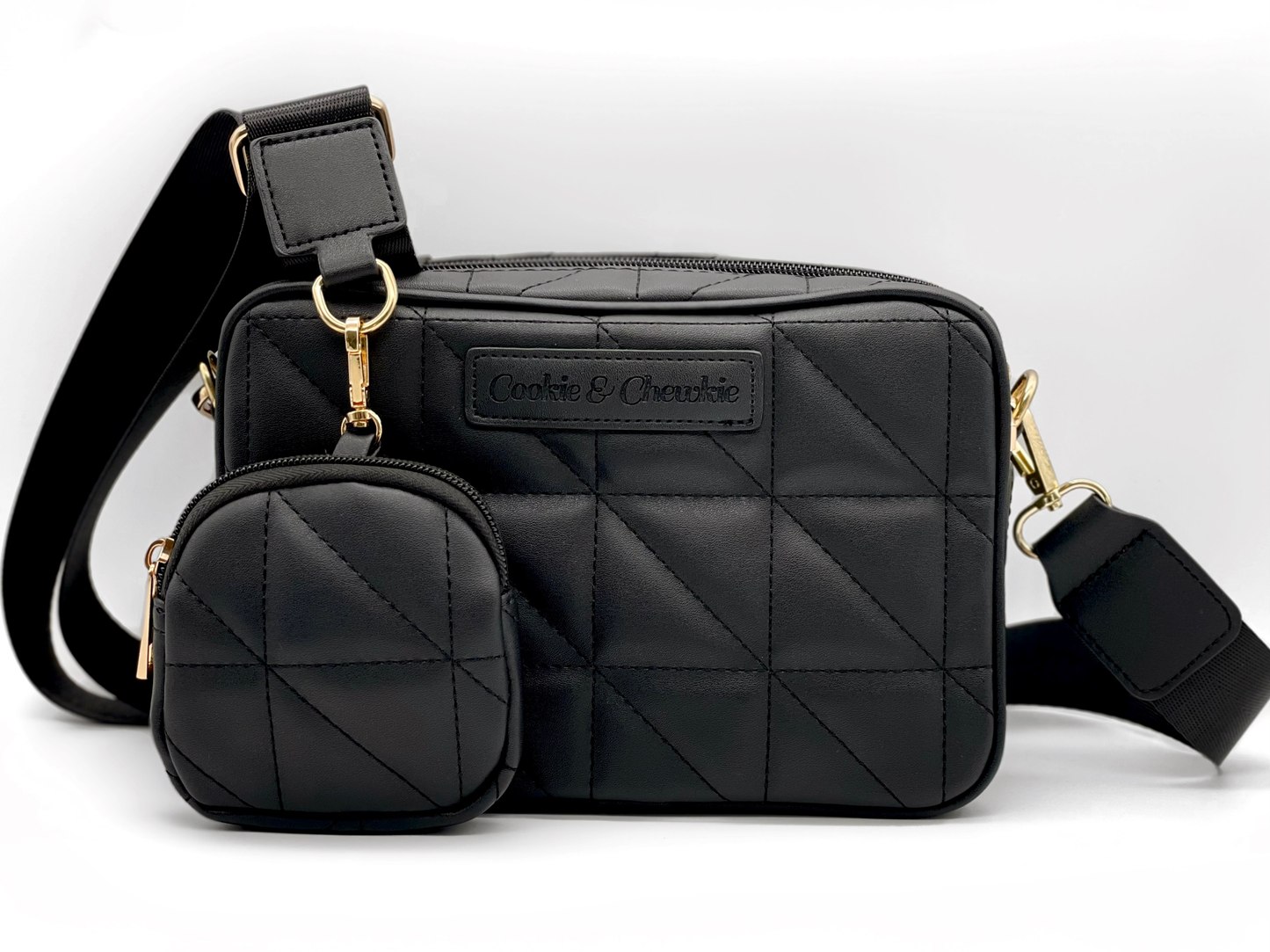 "Fancy" Shoulder Bag - Black