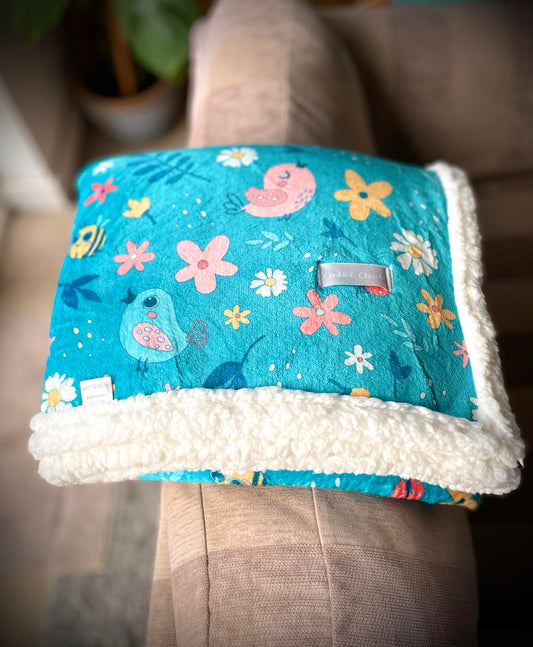 Sherpa Fleece Blanket - "Natura Amoris"